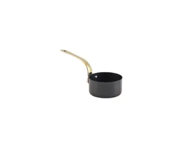 GenWare Black Vintage Steel Mini Sauce Pan 7 x 3.75cm