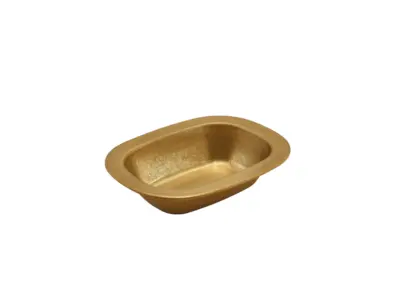 GenWare Gold Vintage Steel Pie Dish 16cm