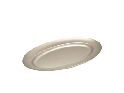 GenWare Vintage Steel Oval Platter 41cm