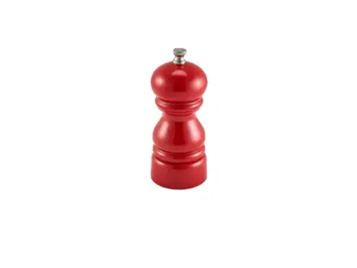 Genware Salt Or Pepper Grinder Red 12.7cm
