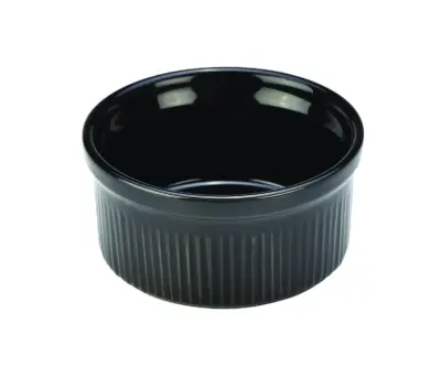 GenWare Stoneware Black Ramekin 8cm/ 3"