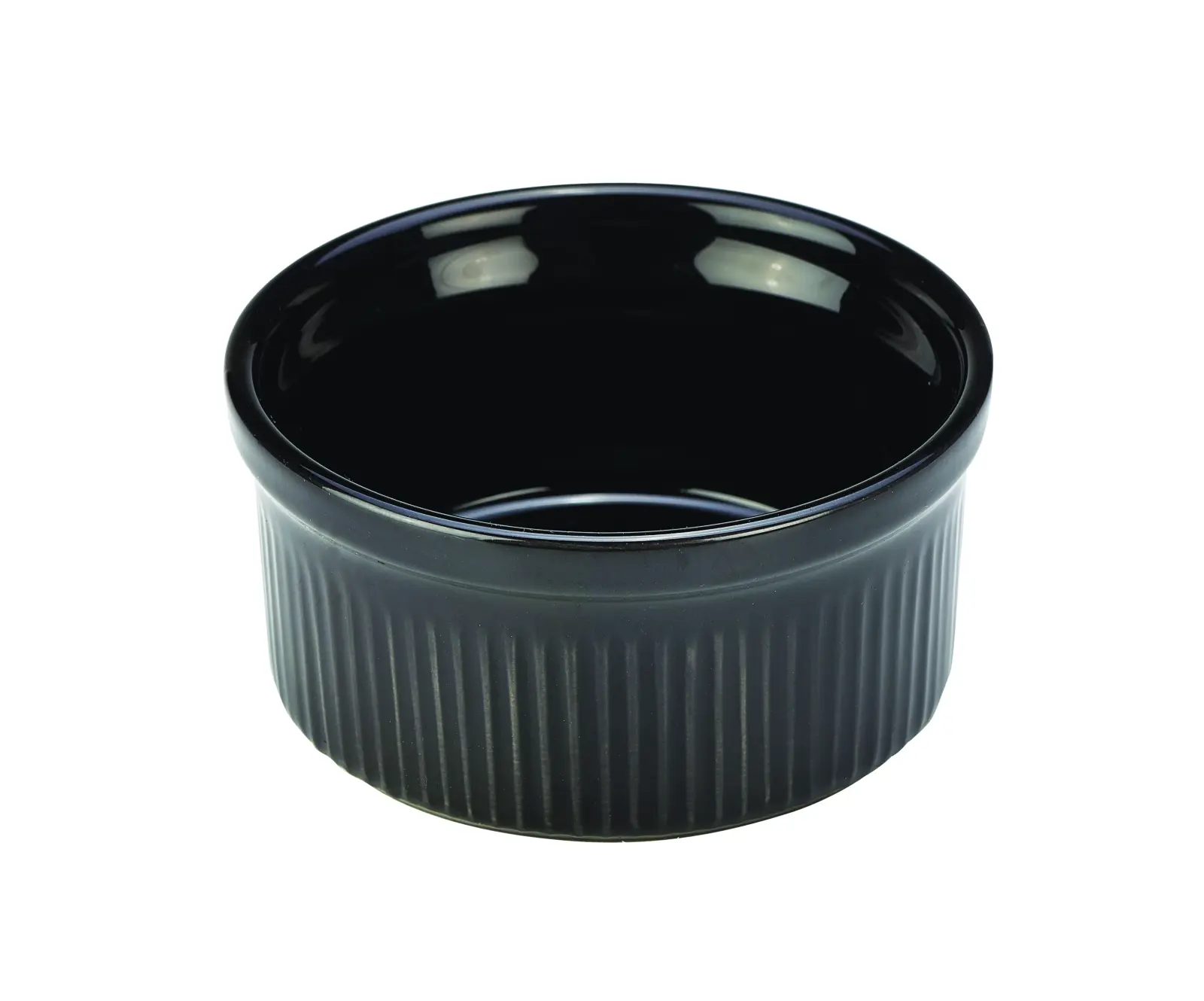 GenWare Stoneware Black Ramekin 8cm/ 3"