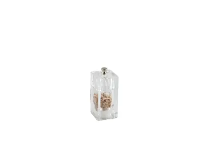 GenWare Clear Square Salt/ Pepper Grinder 10cm