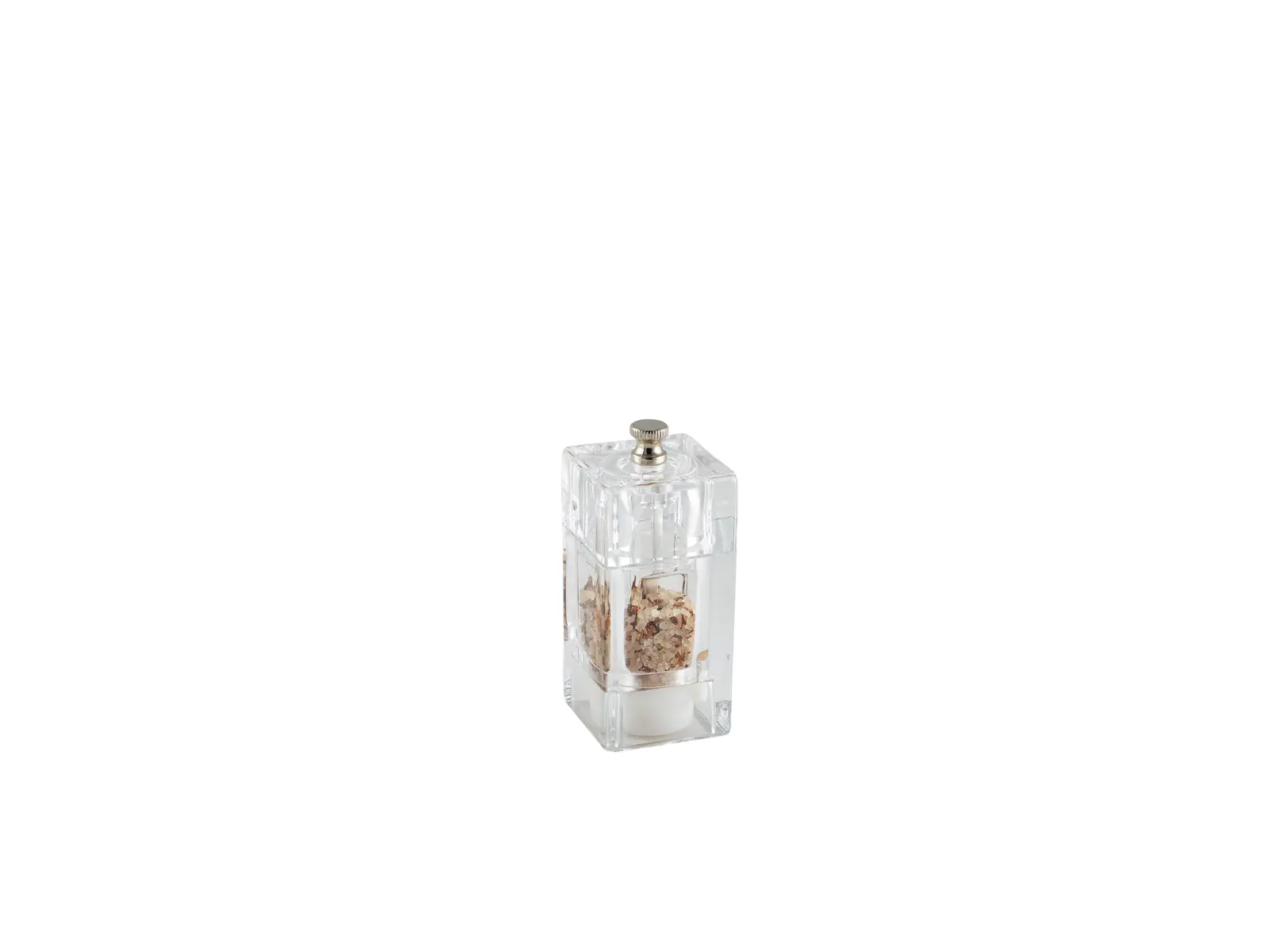 GenWare Clear Square Salt/ Pepper Grinder 10cm