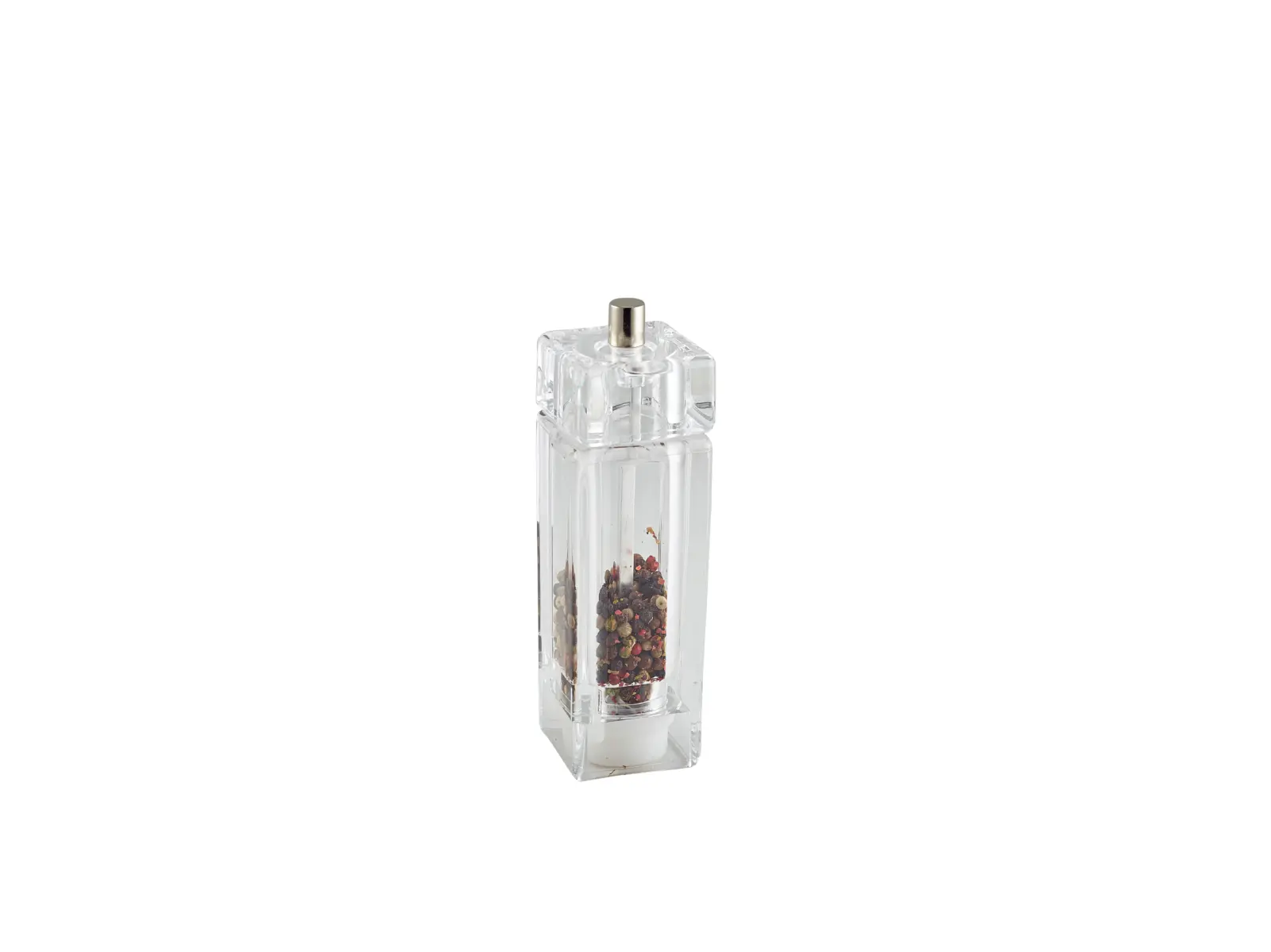 GenWare Clear Square Salt/ Pepper Grinder 15cm