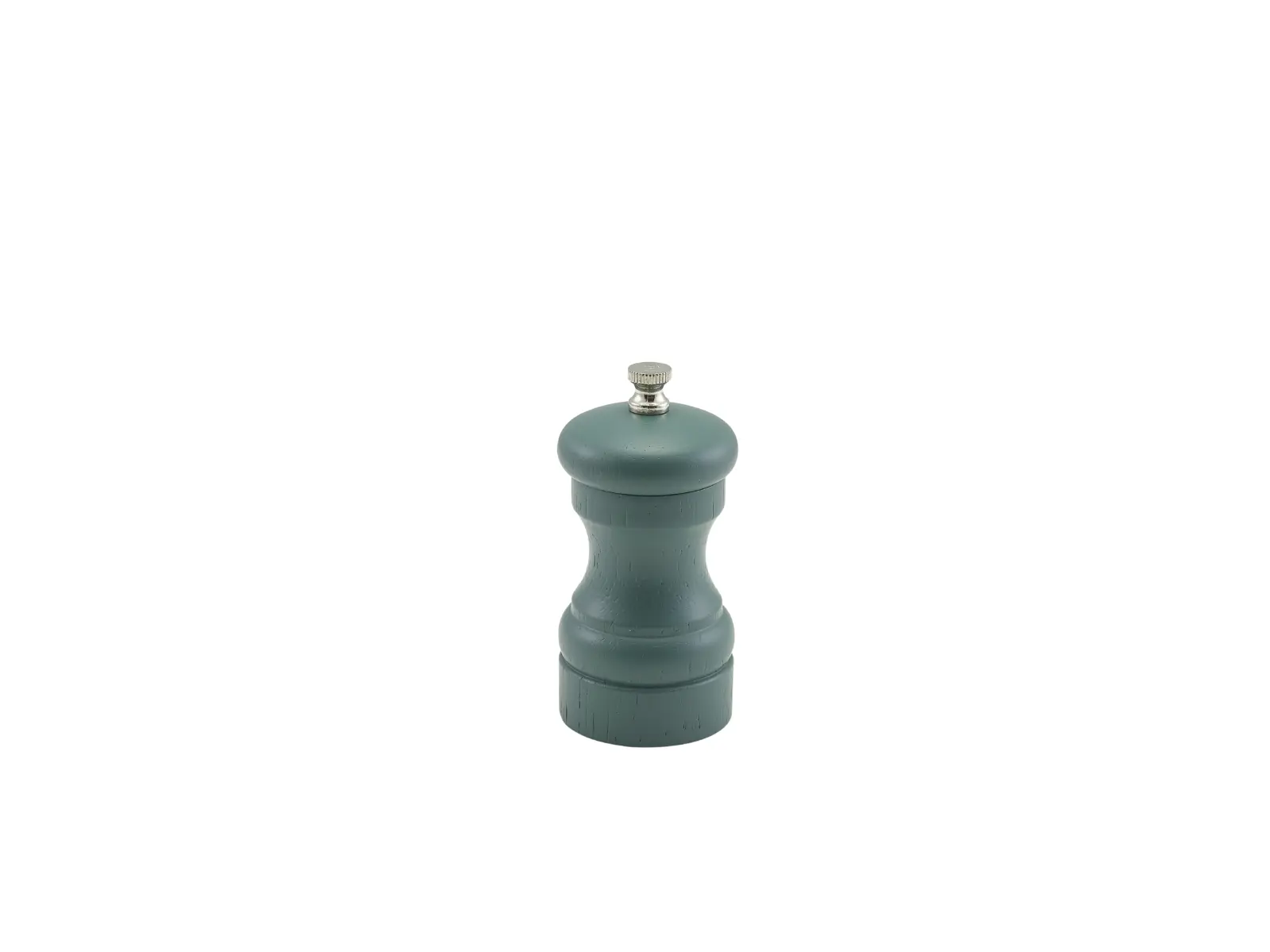 Olive Green Wooden Salt/ Pepper Grinder 10cm