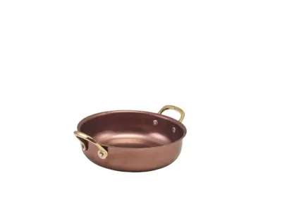 GenWare Copper Vintage Steel Round Dish 15.5 x 4cm