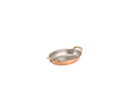 GenWare Copper Plated Oval Dish 16.5 x 12.5cm