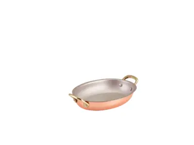GenWare Copper Plated Oval Dish 18.5 x 13.5cm