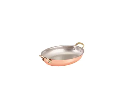 GenWare Copper Plated Oval Dish 20.75 x 15.75cm