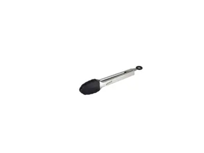 St/St Locking Tongs with Silicone Tip 23cm/ 9"