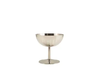 GenWare Fluted Stainless Steel Stemmed Sundae Cup 10cm