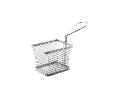 Serving Fry Basket Rectangular 10 X 8 X 7.5cm