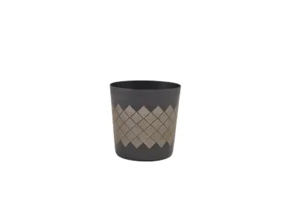 GenWare Metallic Black Diamond Serving Cup 8.5 x 8.5cm