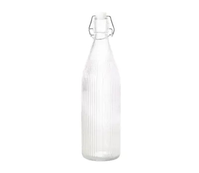 GenWare Glass Striped Swing Bottle 1L/ 35oz