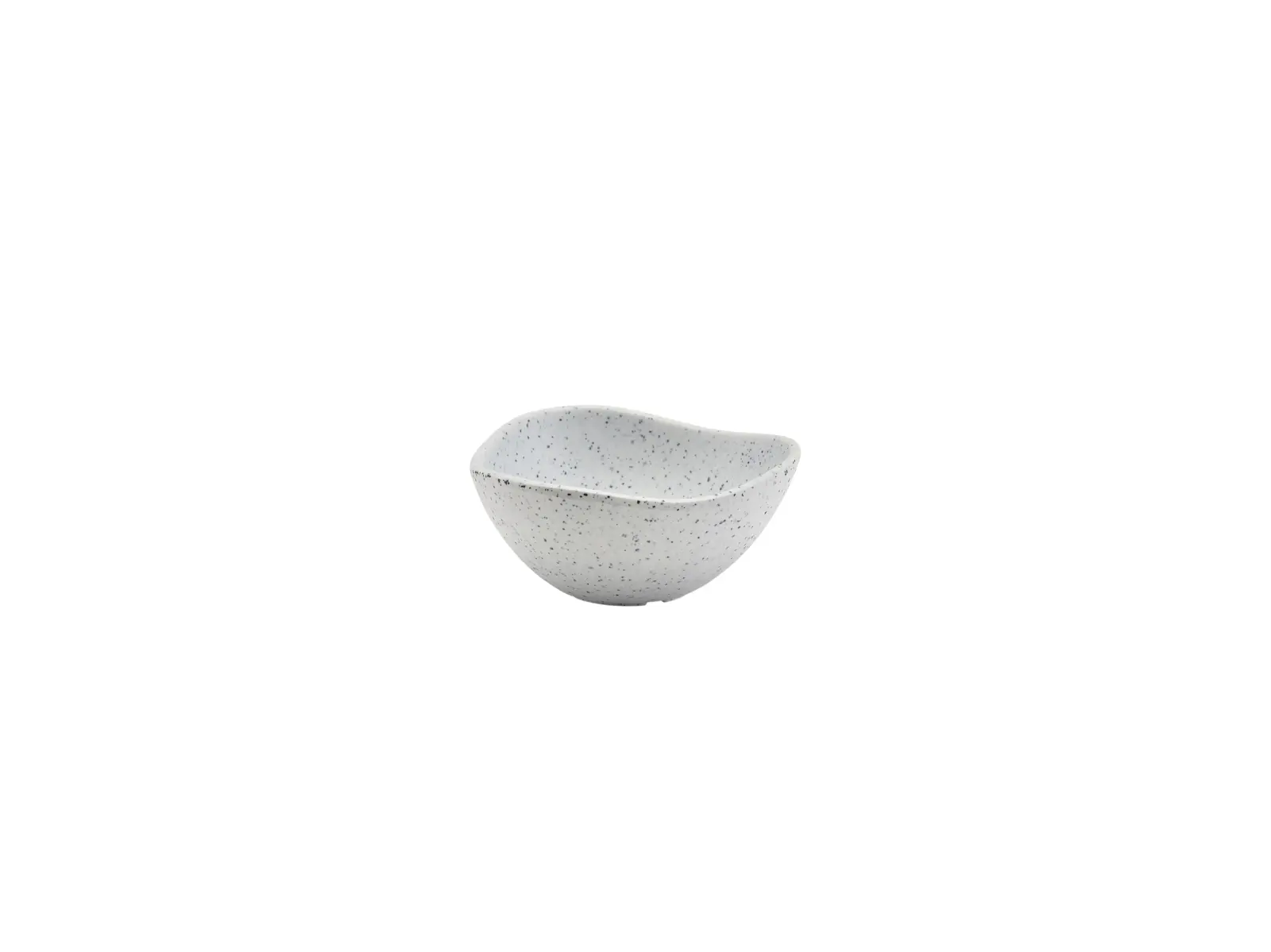 GenWare Melamine White Granite Triangular Ramekin 100ml/ 3.5oz