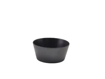 GenWare Melamine Black Tableau Conical Buffet Bowl 22 x 10cm
