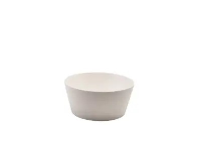 GenWare Melamine White Tableau Conical Buffet Bowl 22 x 10cm
