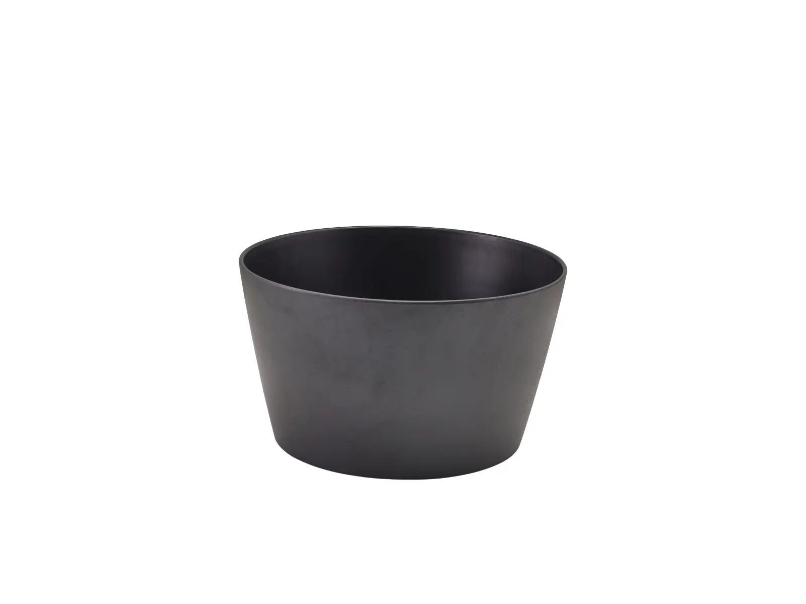 GenWare Melamine Black Tableau Conical Buffet Bowl 26.5 x 15cm