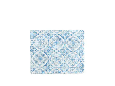 GenWare Melamine Blue Talavera GN 1/2 Platter