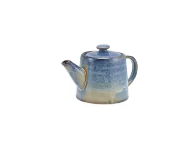 Terra Porcelain Aqua Blue Teapot 50cl/ 17.6oz
