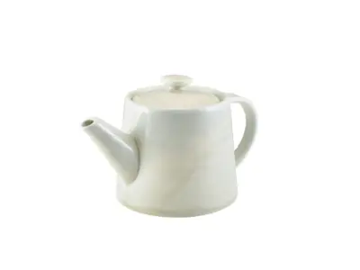 Terra Porcelain Pearl Teapot 50cl/ 17.6oz