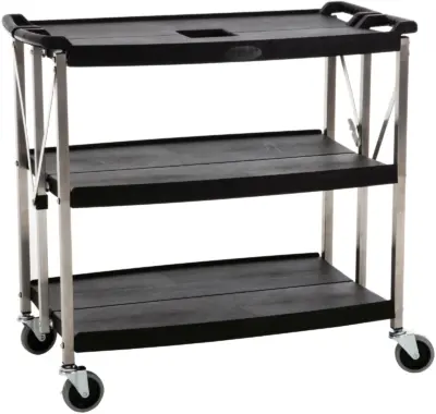 GenWare Large 3 Tier Foldable Trolley