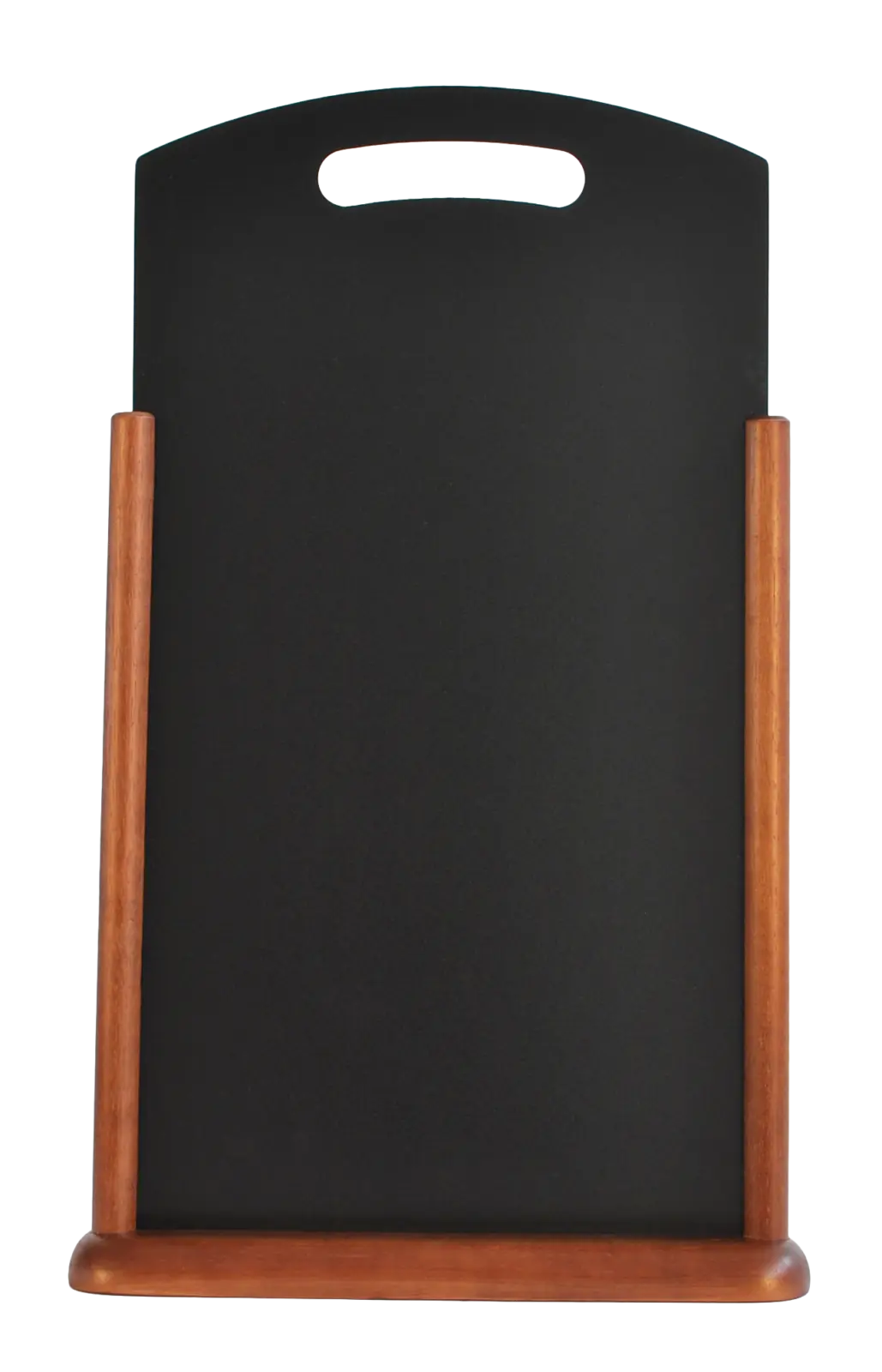 Large Table Chalk Board Dark Wood 21X45cm