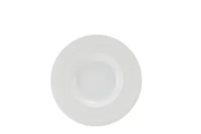 Incise Porcelain Solara Winged Soup Bowl 24cm