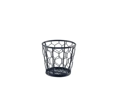 Black Wire Basket 10cm Dia