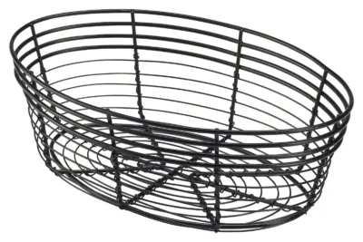 Wire Basket Oval 25.5 x 16 x 8cm