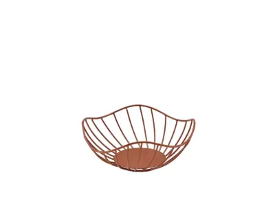 GenWare Lotus Leaf Copper Wire Basket 20 x 8cm