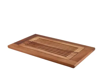 Acacia Wood Slatted Chopping Board GN 1/1