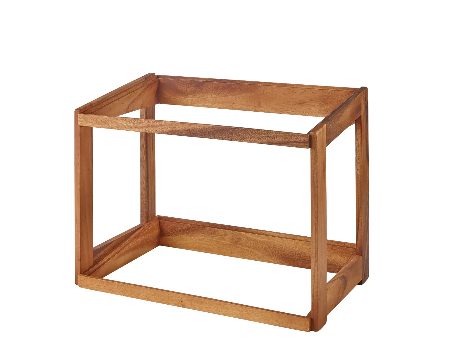 GenWare Acacia Wood Crate Stand GN 1/1