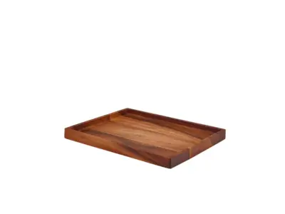 GenWare Acacia Wood Display Tray GN 1/2