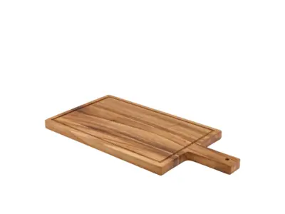 GenWare Acacia Wood Handled Serving Board 44 x 22cm
