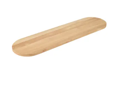 GenWare FSC 100% Hevea Wood Plinth 120 x 32cm