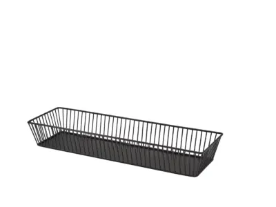 GenWare Black Wire Display Basket GN 2/4