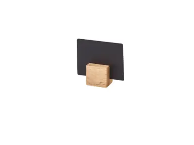 GenWare FSC 100% Hevea Wood Sign Holder 3 x 2.5 x 2.5cm
