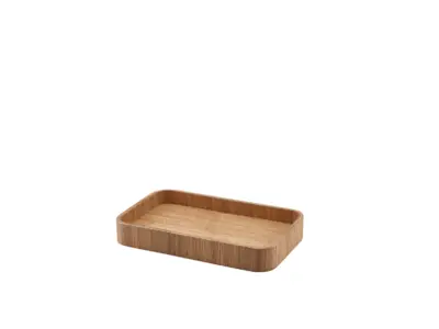GenWare Light Wood Veneer Tray 23 x 13.8cm