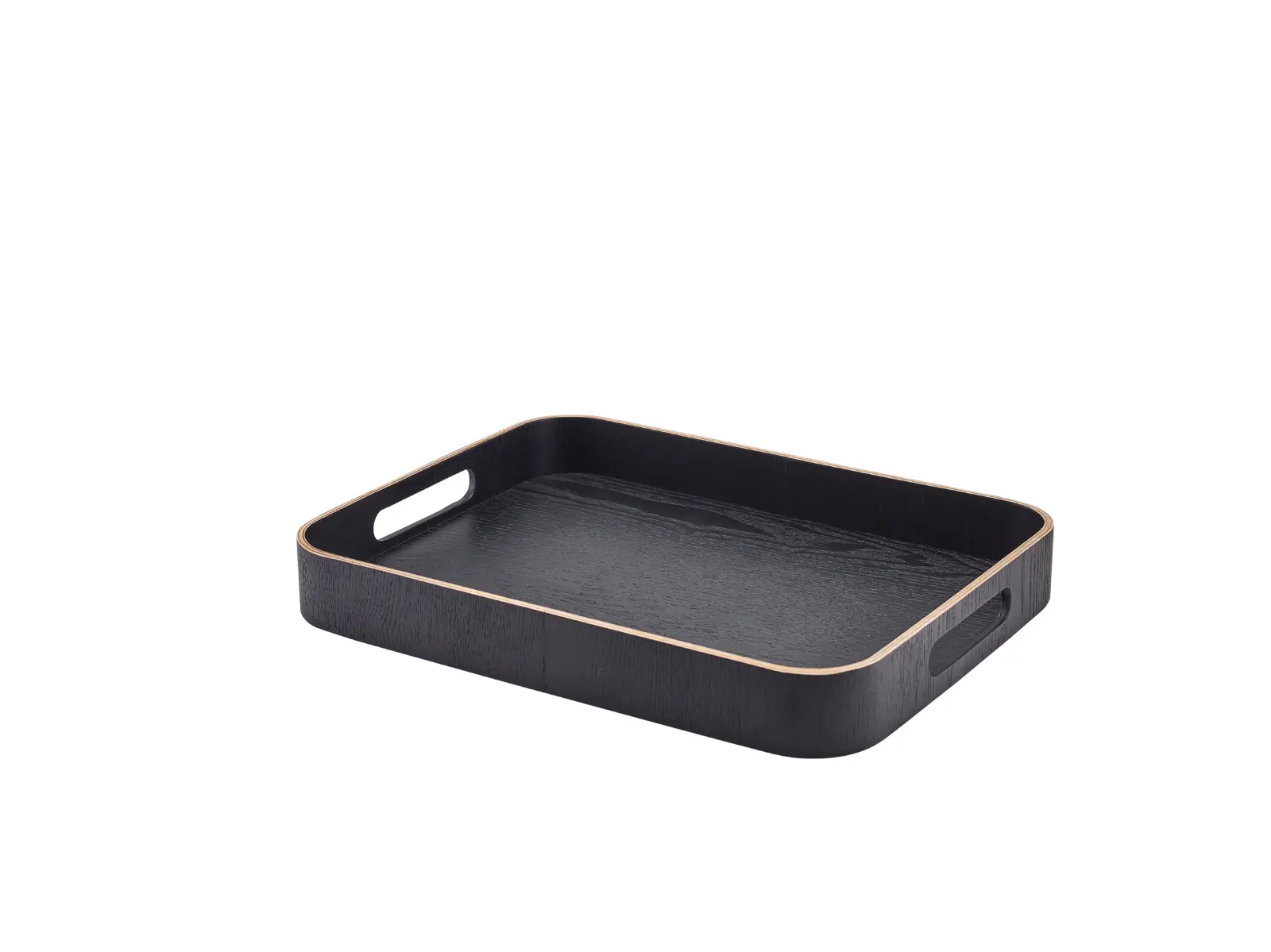 GenWare Black Wood Veneer Butlers Tray 35.5 x 28cm