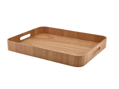GenWare Light Wood Veneer Butlers Tray 50 x 38cm