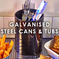 Galvanised Steel Cans & Tubs