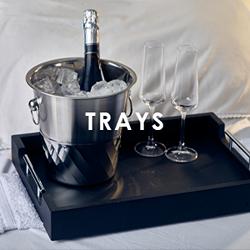 Trays.