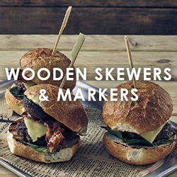 Wooden Skewers & Markers